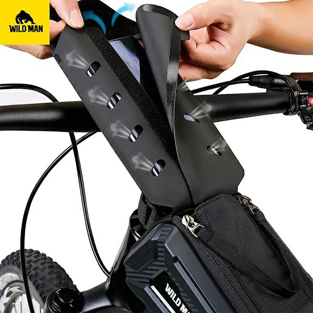 Sourcing M90 Wildman Bicycle Handyhülle, Black / black, One Size Sourcing M90 Wildman Bicycle Handyhülle, Black / black, One Size