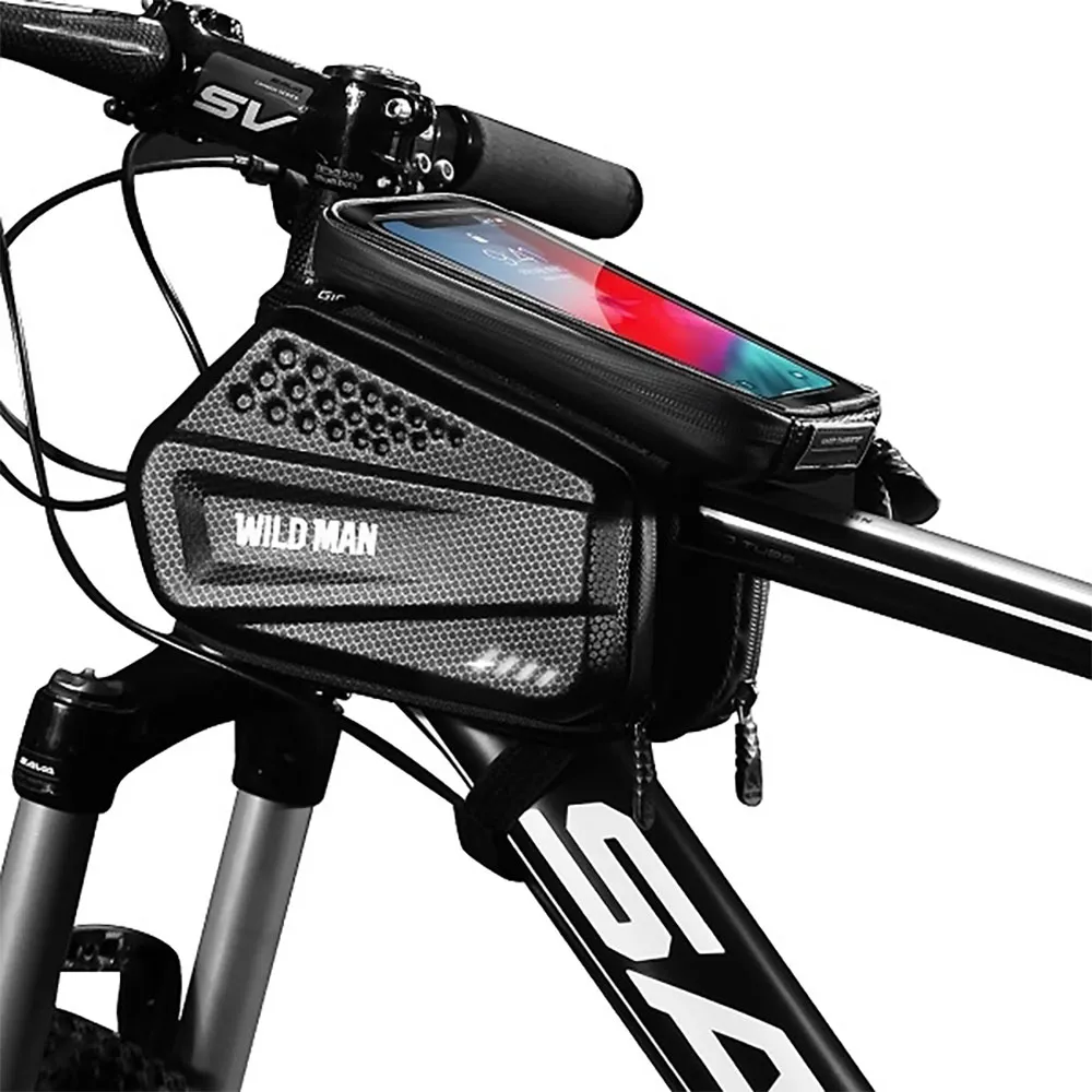 Sourcing Xxl Es6 Wildman Bicycle Handyhülle, Black / black, One Size Sourcing Xxl Es6 Wildman Bicycle Handyhülle, Black / black, One Size