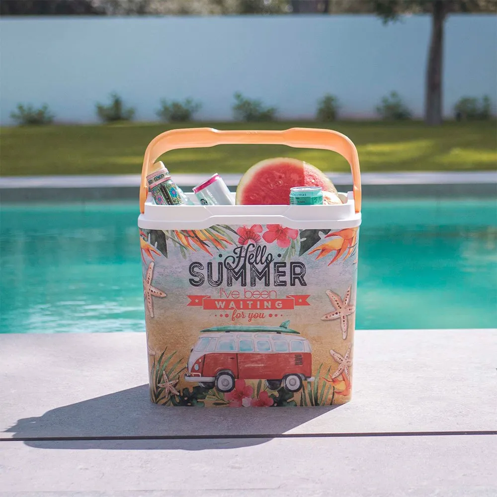 Sp Berner Life Story 29l Exotic Summer Steife Tragbare Kühlbox, Multicolor, One Size Sp Berner Life Story 29l Exotic Summer Steife Tragbare Kühlbox, Multicolor, One Size