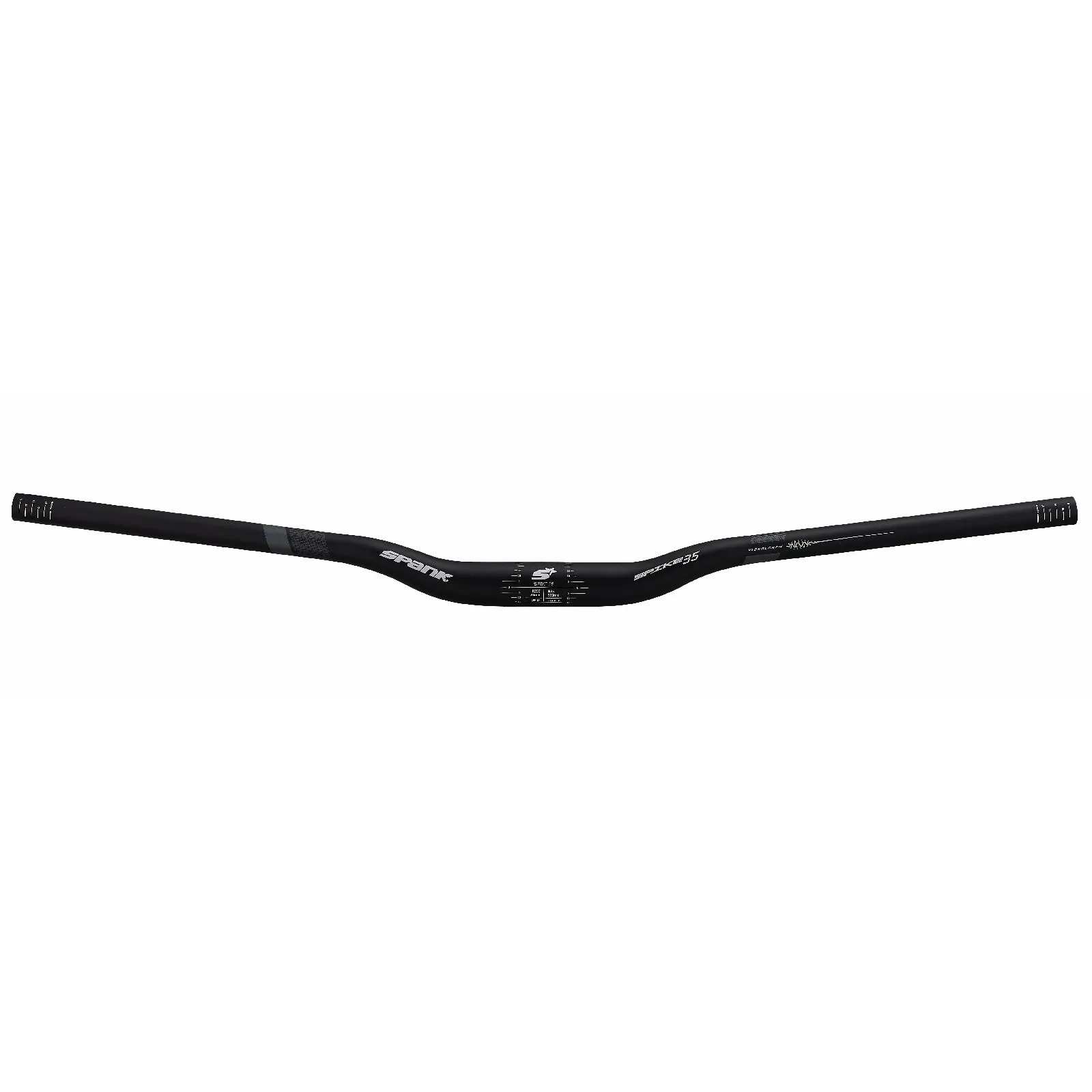 Spank Fahrradlenker Spike 35, Vibro Core XGT Unisex, schwarz, 25mm