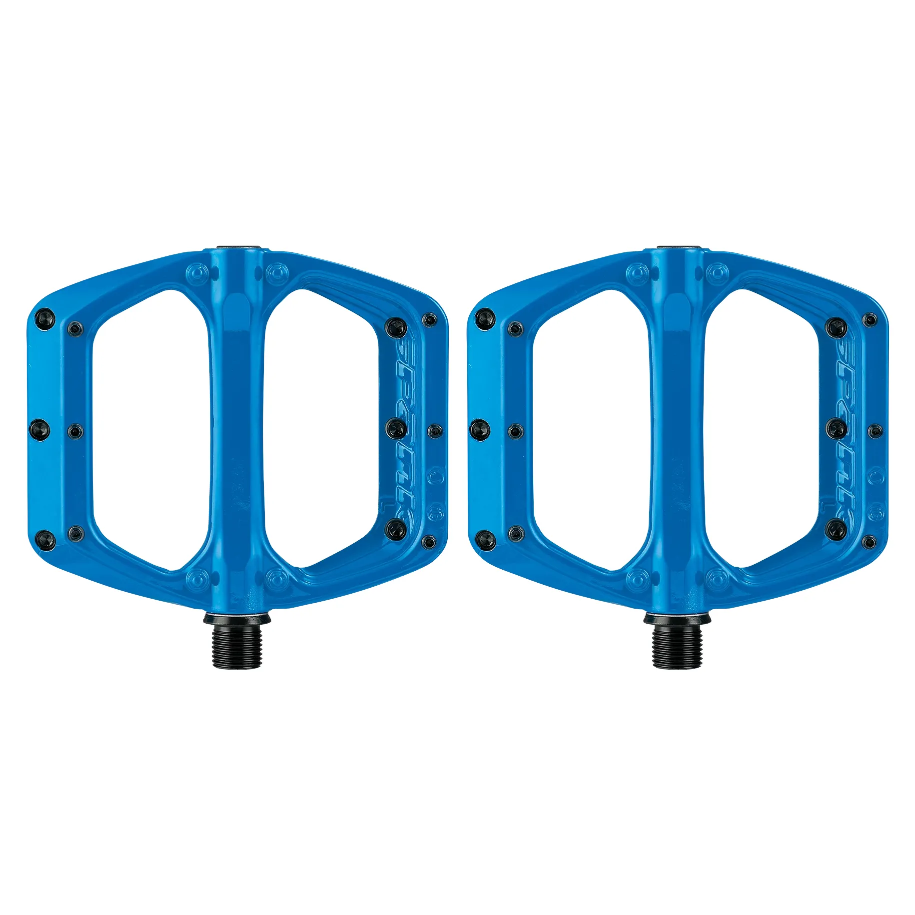 Spank Pedale Spoon DC Unisex, blau, TU