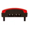 spanninga Pimento Xdvs 50 Mm Rücklicht, Black / red, One Size