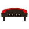 spanninga Pimento Xe 50 Mm Rücklicht, Black / red, One Size