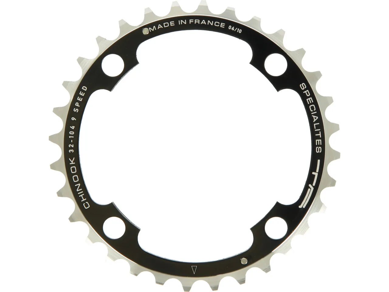 SPECIALITES TA Kettenblatt Chinook, 4-Arm, Mitte, 104 mm Lochkreis SPECIALITES TA Kettenblatt Chinook, 4-Arm, Mitte, 104 mm Lochkreis