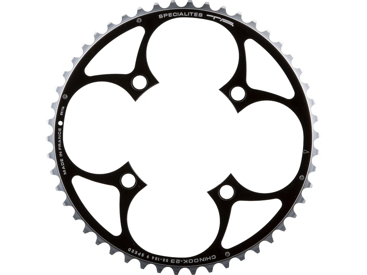 SPECIALITES TA Kettenblatt Chinook11, 4-Arm, außen, 104 mm Lochkreis, 18 mm Aufnahme