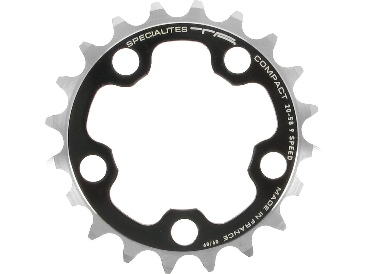 SPECIALITES TA Kettenblatt Compact, 5-Arm, 58 mm Lochkreis SPECIALITES TA Kettenblatt Compact, 5-Arm, 58 mm Lochkreis