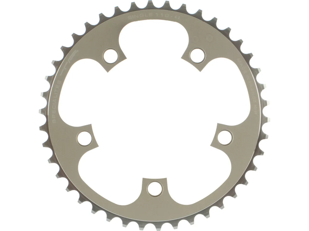 SPECIALITES TA Kettenblatt Single, 5-Arm, 110 mm Lochkreis SPECIALITES TA Kettenblatt Single, 5-Arm, 110 mm Lochkreis