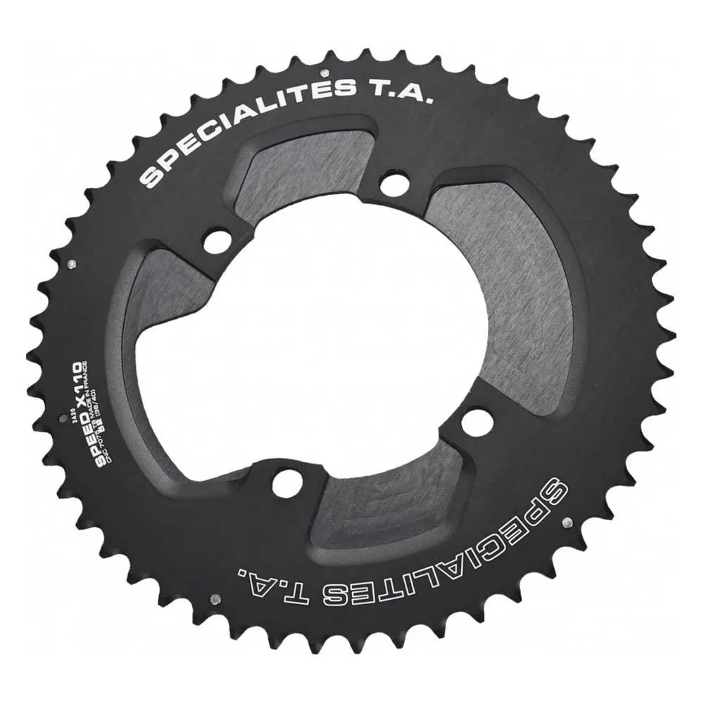 SPECIALITES TA Speed 2-x110 Kettenblatt Refurbished, Black, 56t SPECIALITES TA Speed 2-x110 Kettenblatt Refurbished, Black, 56t