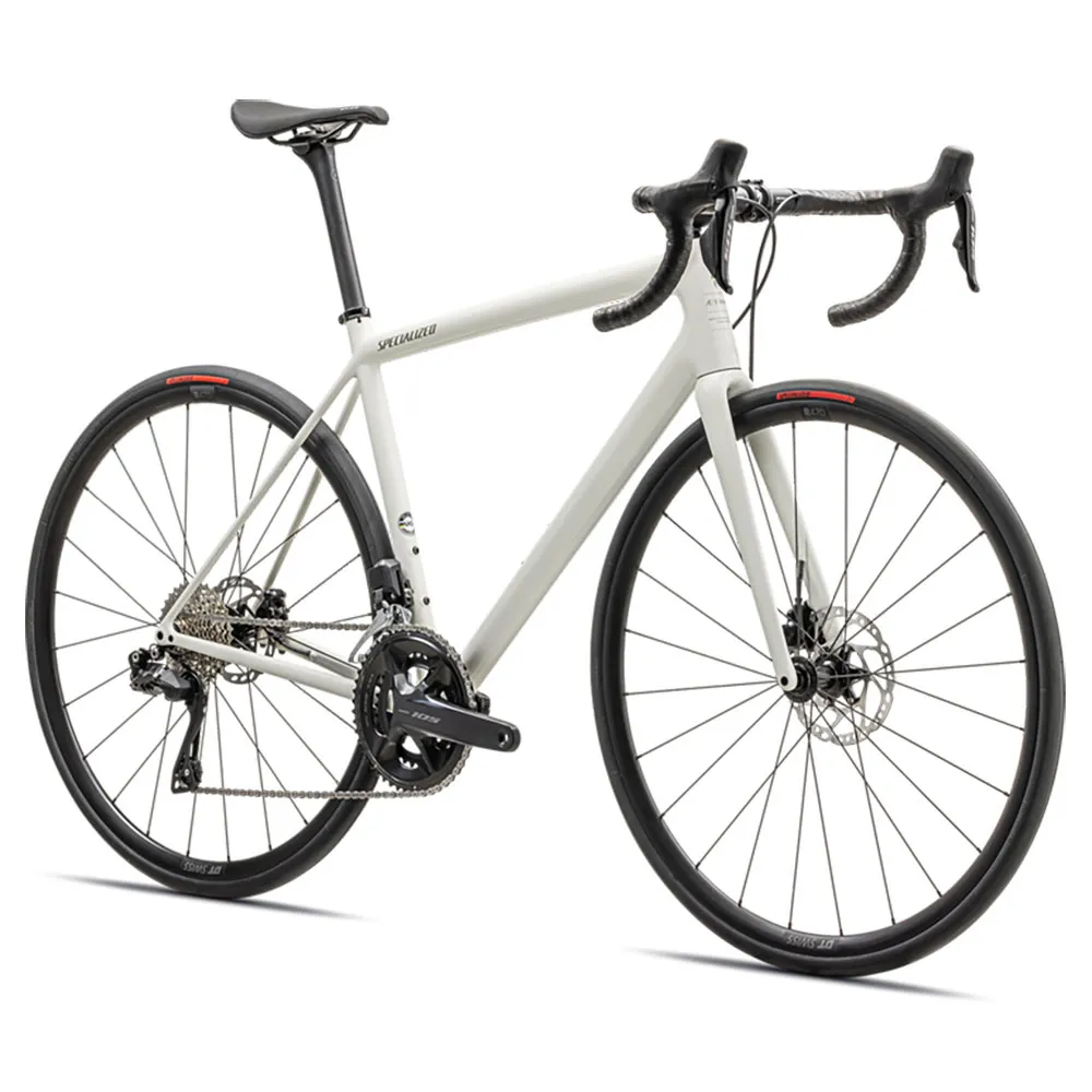 Specialized Aethos Comp 105 Di2 2025 Rennrad, Dune white / metallic spruce
