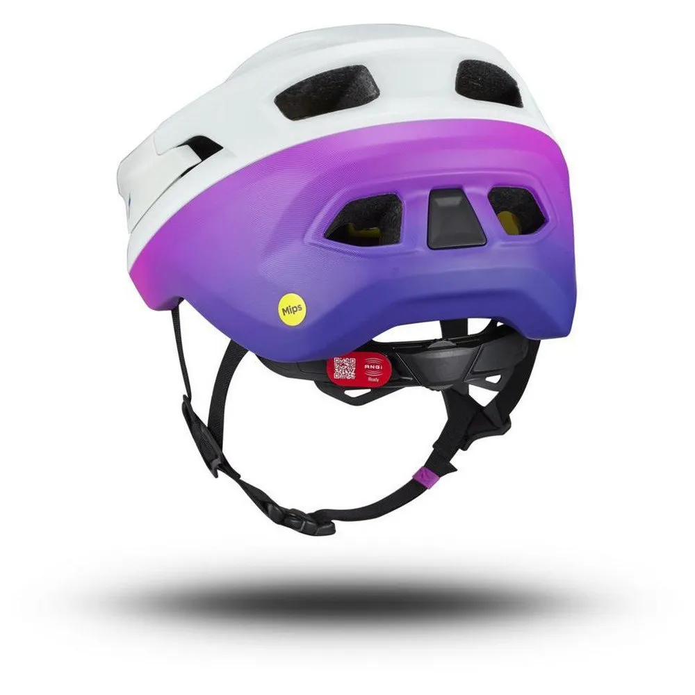 Specialized Camber Mips Stadthelm Refurbished, Dune white / purpule orchid