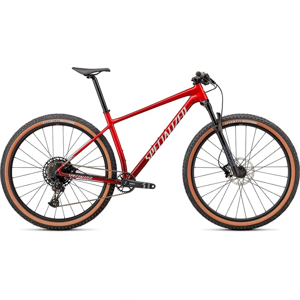 Specialized Chisel Ht Comp 29´´ Nx 2022 Mountainbike, Gloss red tint fade over brushed silver / tarmac black / white w / gold pearl, M Specialized Chisel Ht Comp 29´´ Nx 2022 Mountainbike, Gloss red tint fade over brushed silver / tarmac black / white w / gold pearl, M