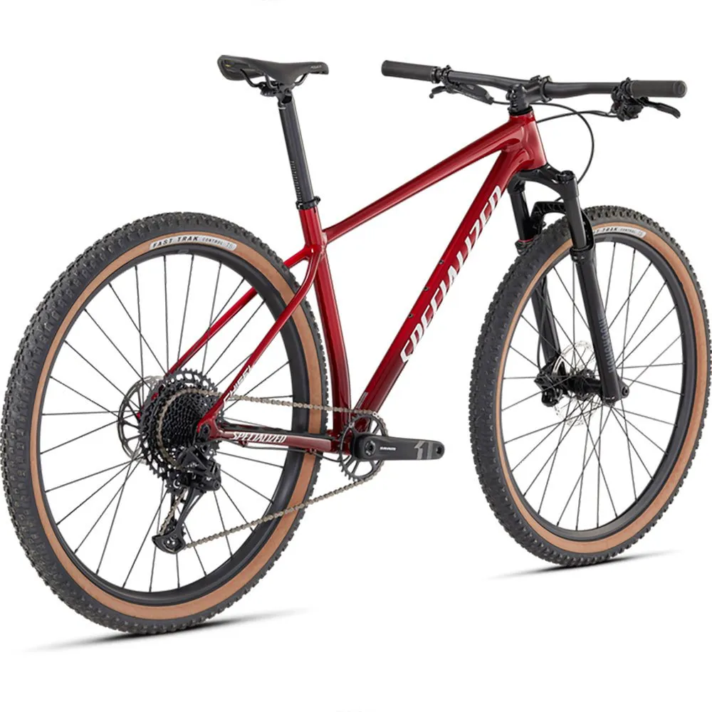 Specialized Chisel Ht Comp 29´´ Nx 2022 Mountainbike, Gloss red tint fade over brushed silver / tarmac black / white w / gold pearl, M Specialized Chisel Ht Comp 29´´ Nx 2022 Mountainbike, Gloss red tint fade over brushed silver / tarmac black / white w / gold pearl, M