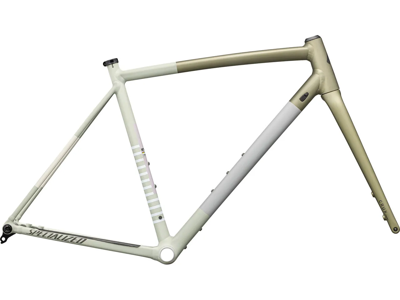 Specialized Crux DSW Rahmenkit, Grau/grün, S Specialized Crux DSW Rahmenkit, Grau/grün, S