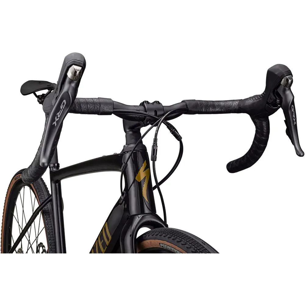 Specialized Diverge Comp Carbon 700 2023 Gravelbike, Obsidian / harvest gold metallic, 49
