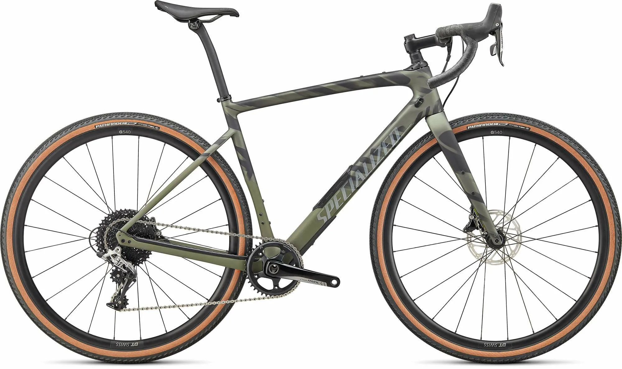 Specialized Diverge Comp Carbon Satin Olive/Oak/Chrome/Wild 28" Diamant, Olivgrün Specialized Diverge Comp Carbon Satin Olive/Oak/Chrome/Wild 28" Diamant, Olivgrün