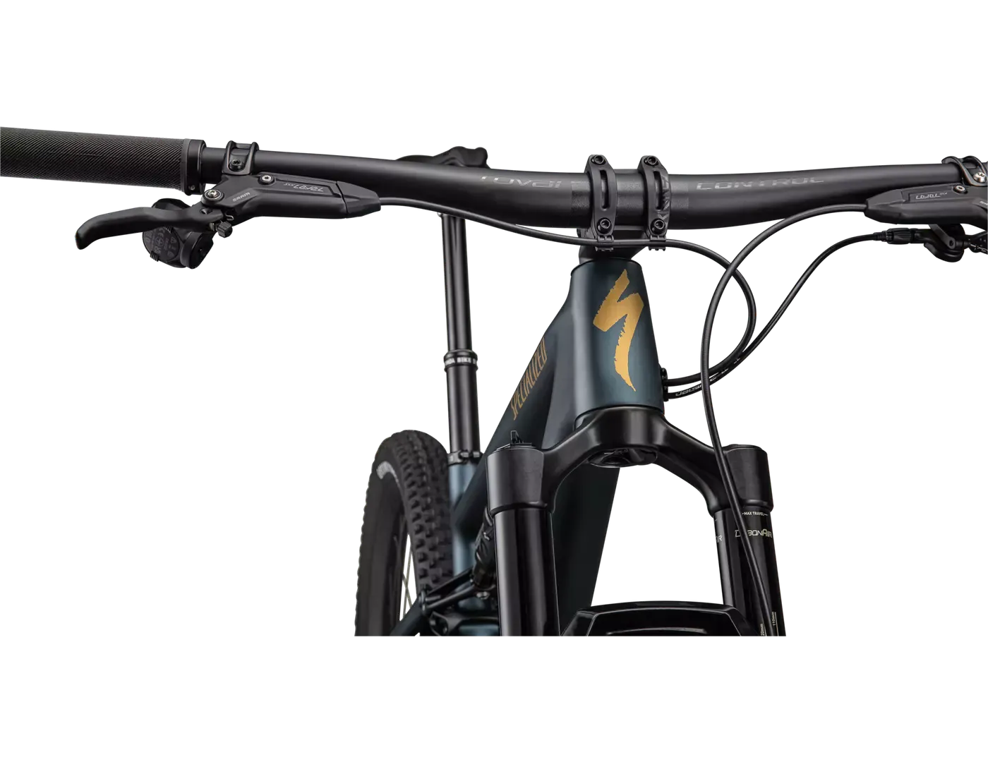 Specialized Epic Evo Pro LTD SRAM X0 AXS MTB Bike, Satin metallic deep lake / harvest gold metallic, S