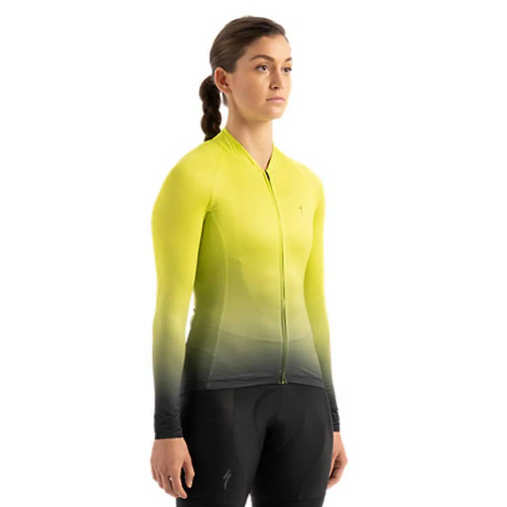 Specialized Hyprviz Sl Air Langarm-trikot, Black / yellow Specialized Hyprviz Sl Air Langarm-trikot, Black / yellow