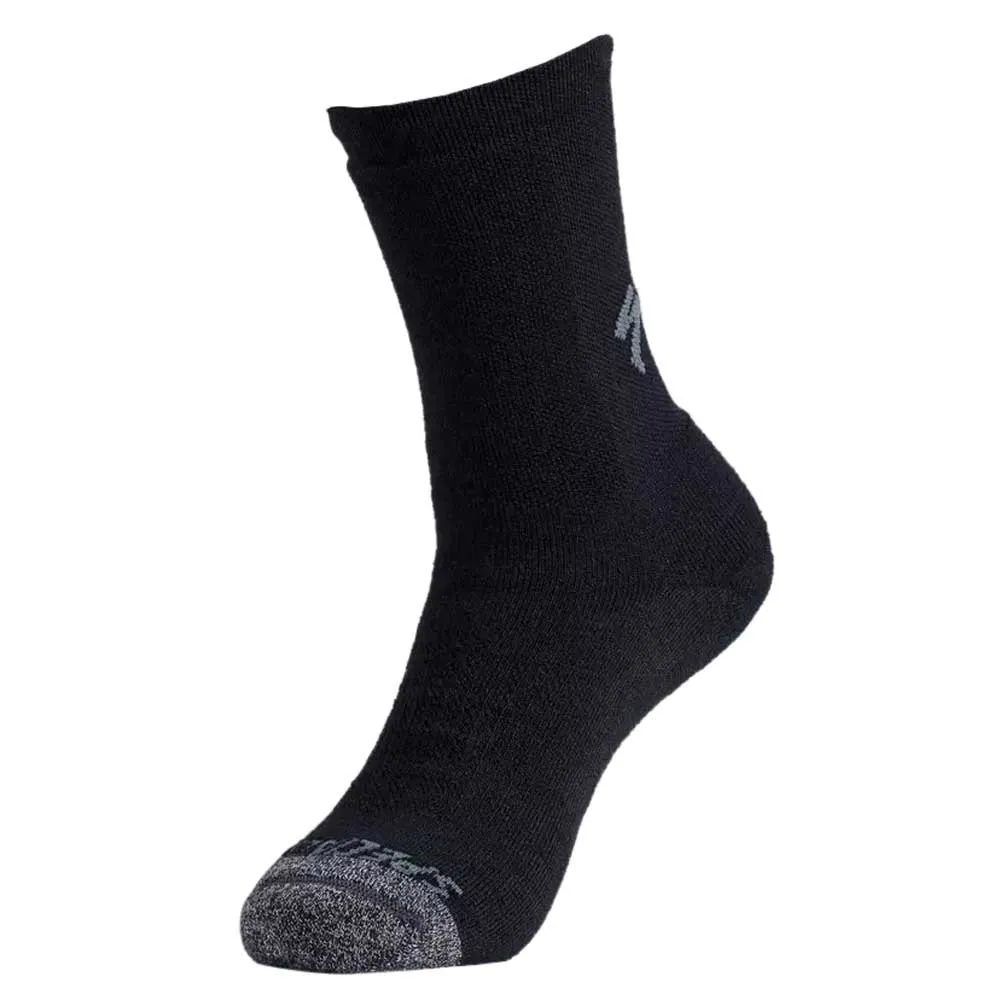 Specialized Merino Deep Winter Tall Sock Blk M Lange Socken, Black