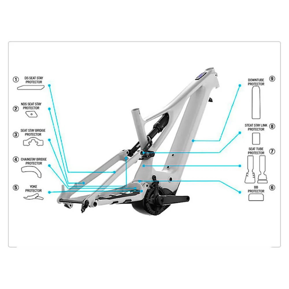 Specialized Msc Levo Mylar Beschützer-kit, Black, One Size Specialized Msc Levo Mylar Beschützer-kit, Black, One Size