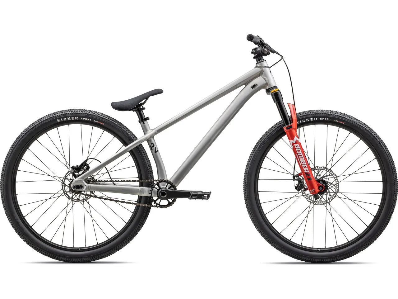 Specialized P.4 27,5" Mountainbike, Satin aluminum / black, One Size Specialized P.4 27,5" Mountainbike, Satin aluminum / black, One Size