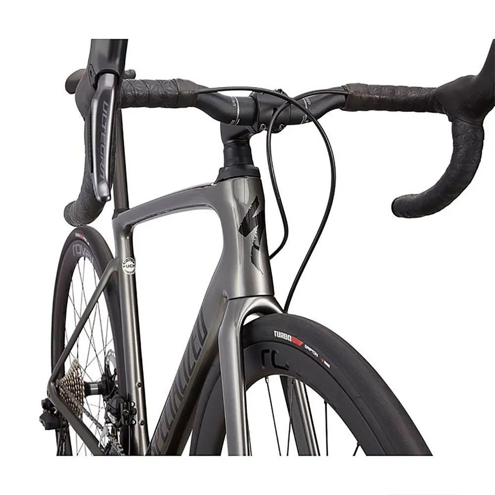 Specialized Roubaix Expert Ultegra Di2 2022 Rennrad, Smoke / tarmac black / silver dust Specialized Roubaix Expert Ultegra Di2 2022 Rennrad, Smoke / tarmac black / silver dust