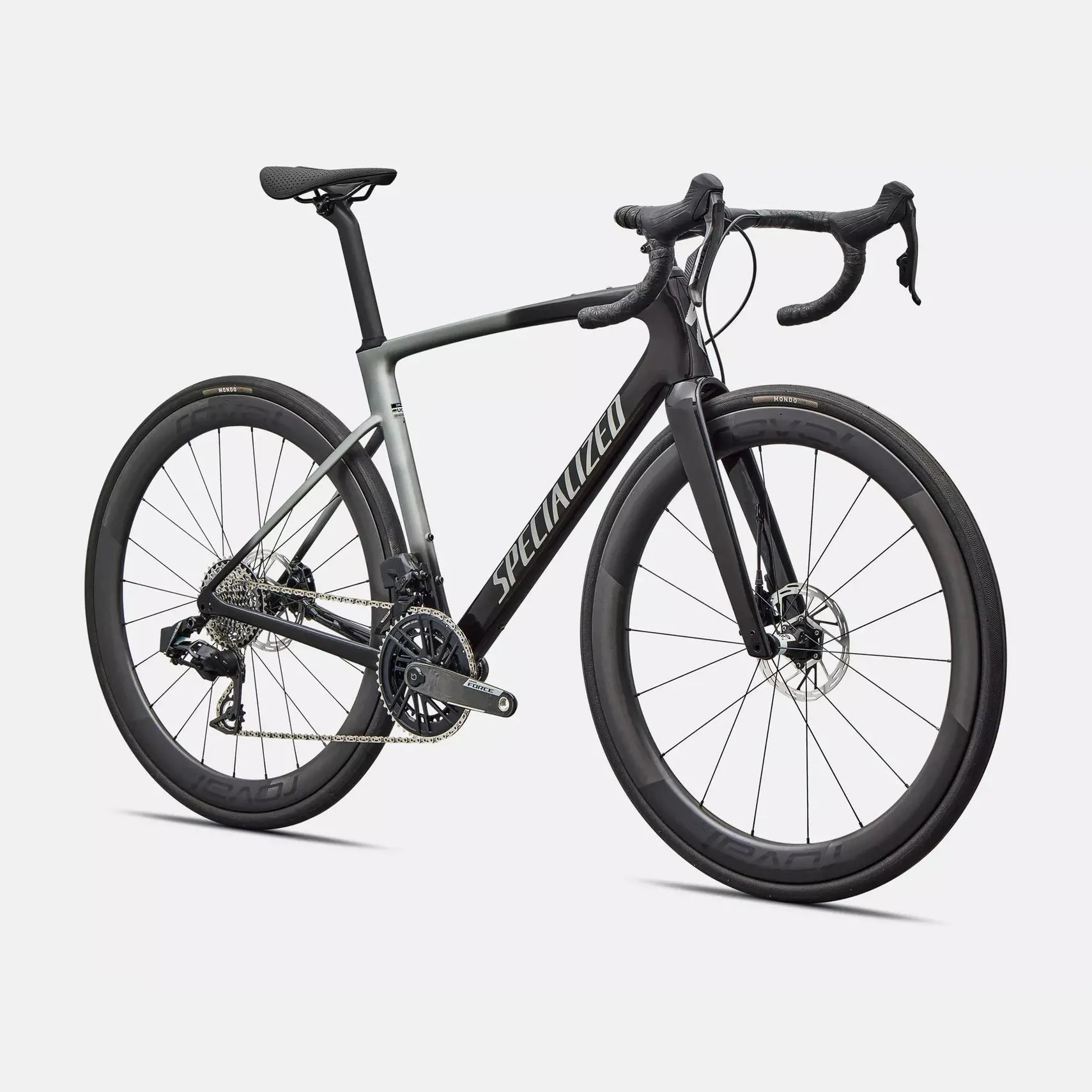 Specialized Roubaix SL8 Pro Rennrad Sram Force AXS E1, Gloss carbon/shadow silver