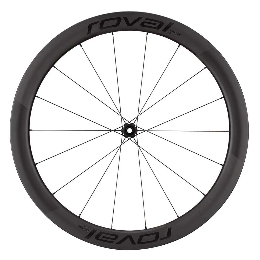 Specialized Roval Rapide Clx Iii Cl Disc Tubeless Rennrad-vorderrad, Satin carbon / satin black, 12 x 100mm