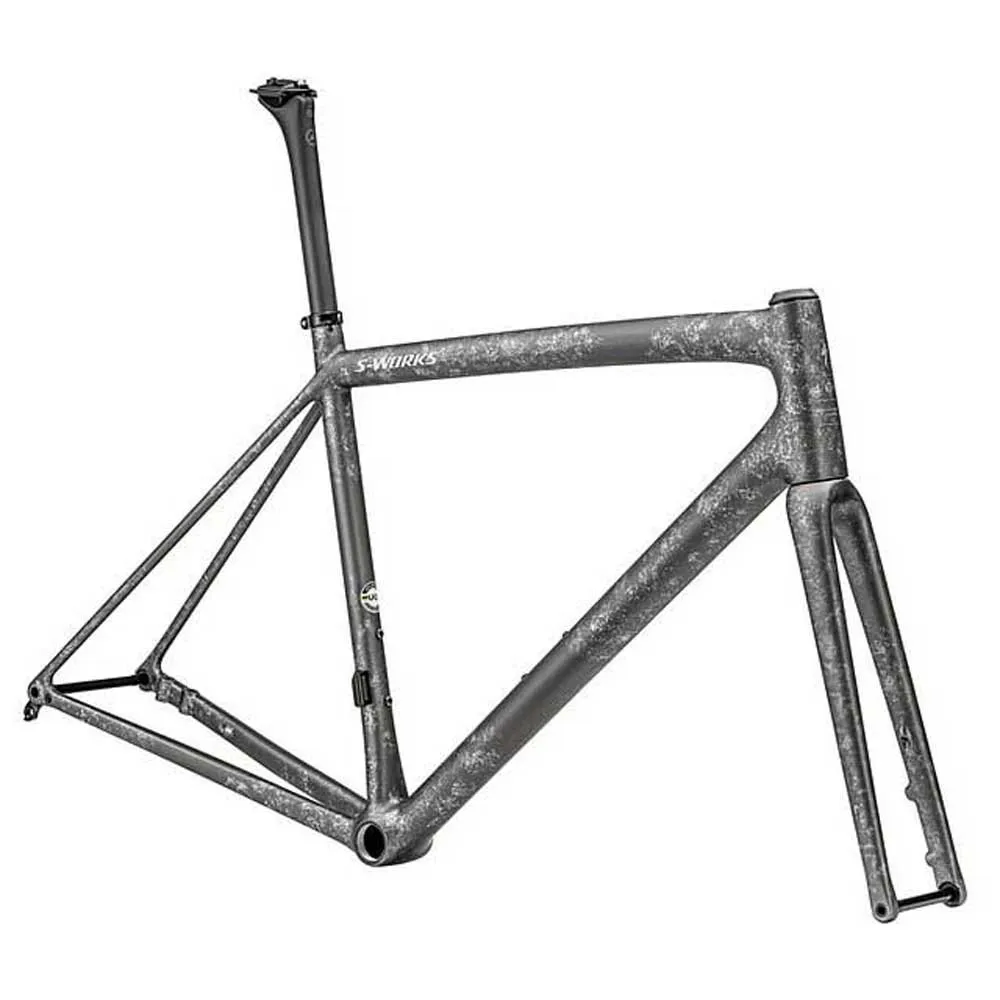 Specialized S-works Aethos 2023 Straßenrahmen, Silprl / blkprl / lqdsil, 54 Specialized S-works Aethos 2023 Straßenrahmen, Silprl / blkprl / lqdsil, 54