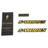 Specialized S-works Aethos Rahmenschutzaufkleber, Black / yellow, 56cm