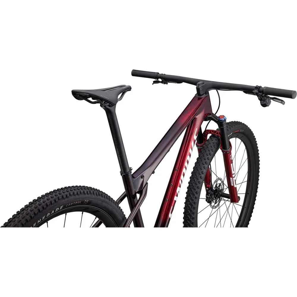 Specialized S-works Epic Wc 29´´ Xx Sl Eagle 2023 Mountainbike, Gloss red tint / flake silver granite / metallic white silver, M Specialized S-works Epic Wc 29´´ Xx Sl Eagle 2023 Mountainbike, Gloss red tint / flake silver granite / metallic white silver, M