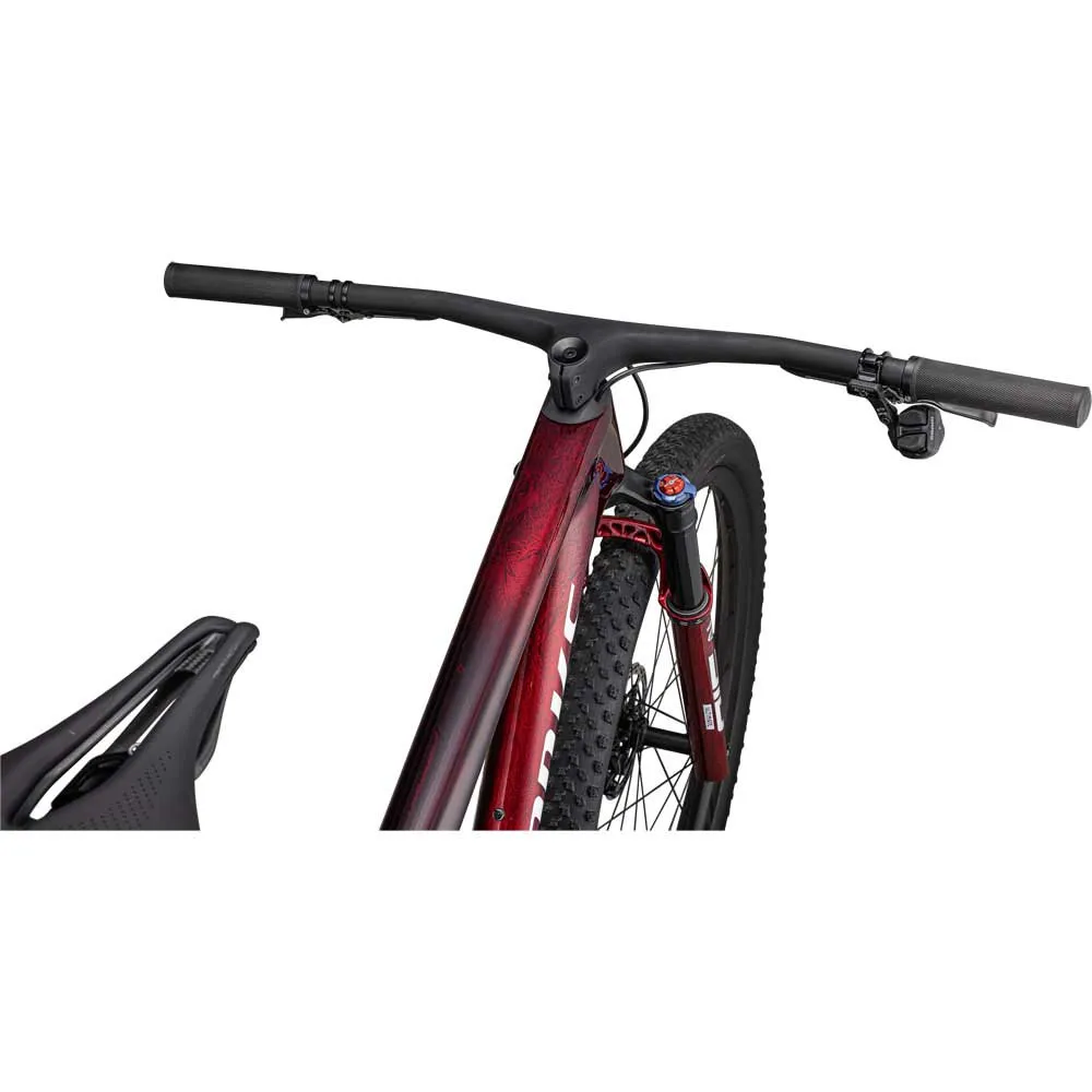 Specialized S-works Epic Wc 29´´ Xx Sl Eagle 2023 Mountainbike, Gloss red tint / flake silver granite / metallic white silver, M Specialized S-works Epic Wc 29´´ Xx Sl Eagle 2023 Mountainbike, Gloss red tint / flake silver granite / metallic white silver, M