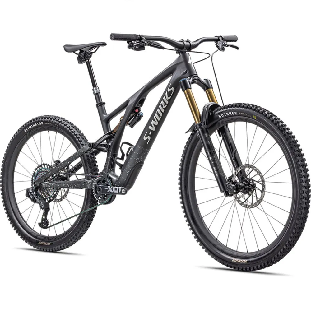 Specialized S-works Stumpjumper Evo 29/27.5´´ Xx1 Eagle Axs 2023 Mountainbike, Carbon / black liquid metalic / limestone, S1 Specialized S-works Stumpjumper Evo 29/27.5´´ Xx1 Eagle Axs 2023 Mountainbike, Carbon / black liquid metalic / limestone, S1