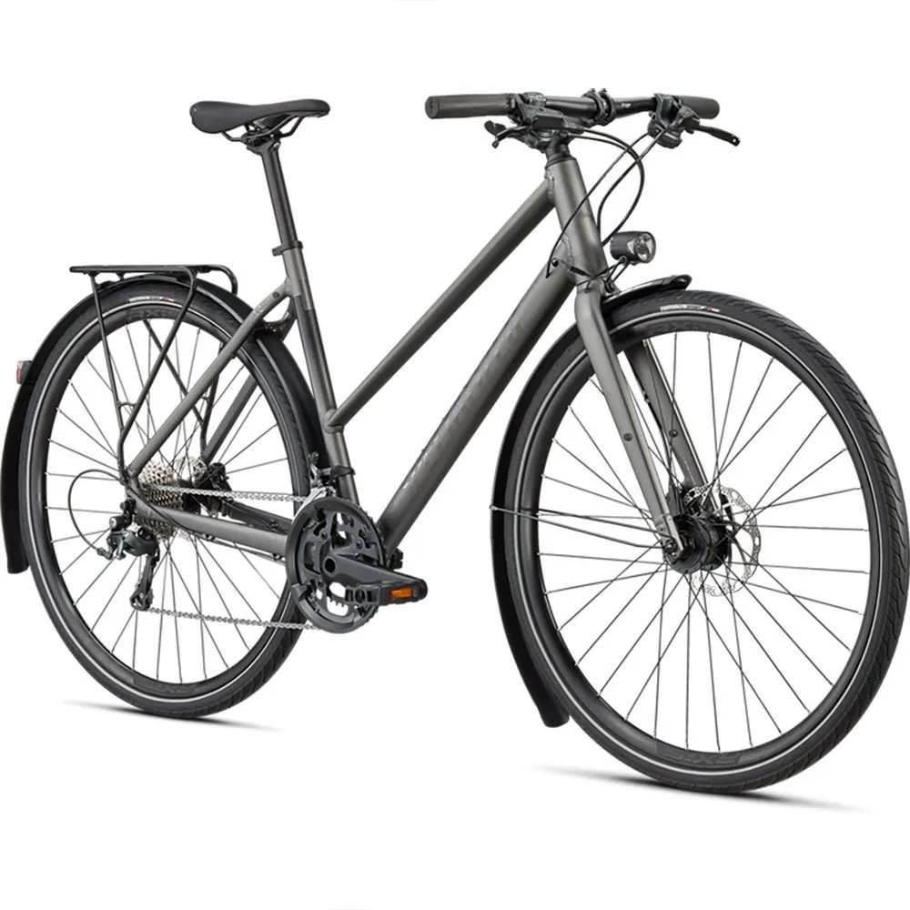 Specialized Sirrus 3.0 Eq St 2023 Fahrrad, Satin smoke / black reflective, XS Specialized Sirrus 3.0 Eq St 2023 Fahrrad, Satin smoke / black reflective, XS