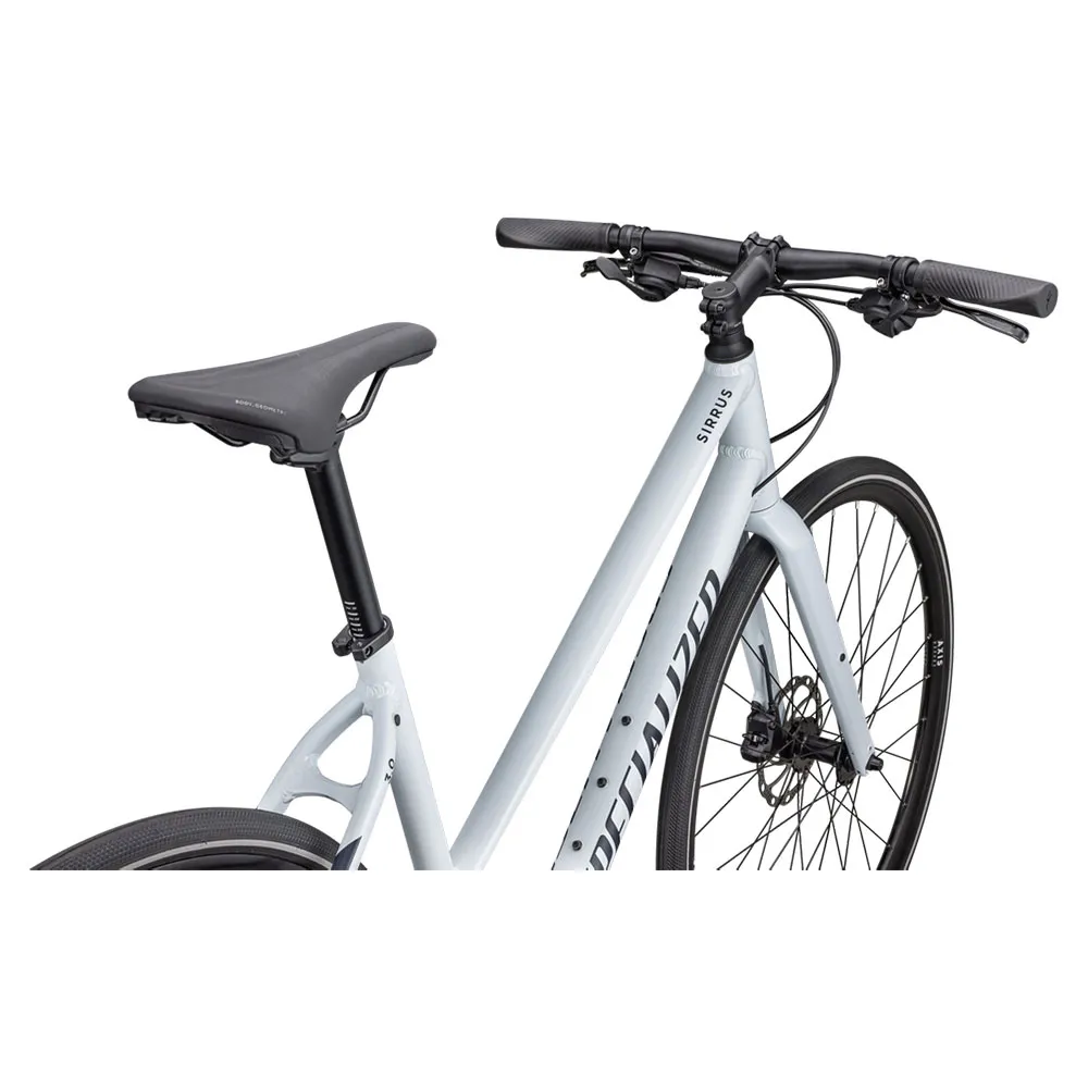 Specialized Sirrus 3.0 Step Through 2023 Fahrrad, Gloss morning mist / satin deep marine reflective, XS Specialized Sirrus 3.0 Step Through 2023 Fahrrad, Gloss morning mist / satin deep marine reflective, XS