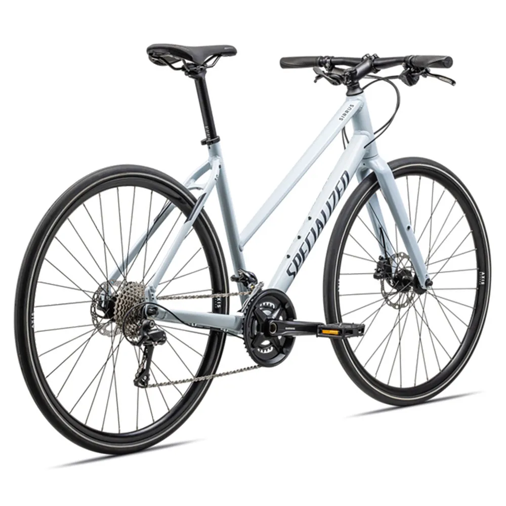 Specialized Sirrus 3.0 Step Through 2023 Fahrrad, Gloss morning mist / satin deep marine reflective, XS Specialized Sirrus 3.0 Step Through 2023 Fahrrad, Gloss morning mist / satin deep marine reflective, XS