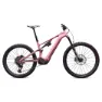 Satin dusky pink / cypress metallic
