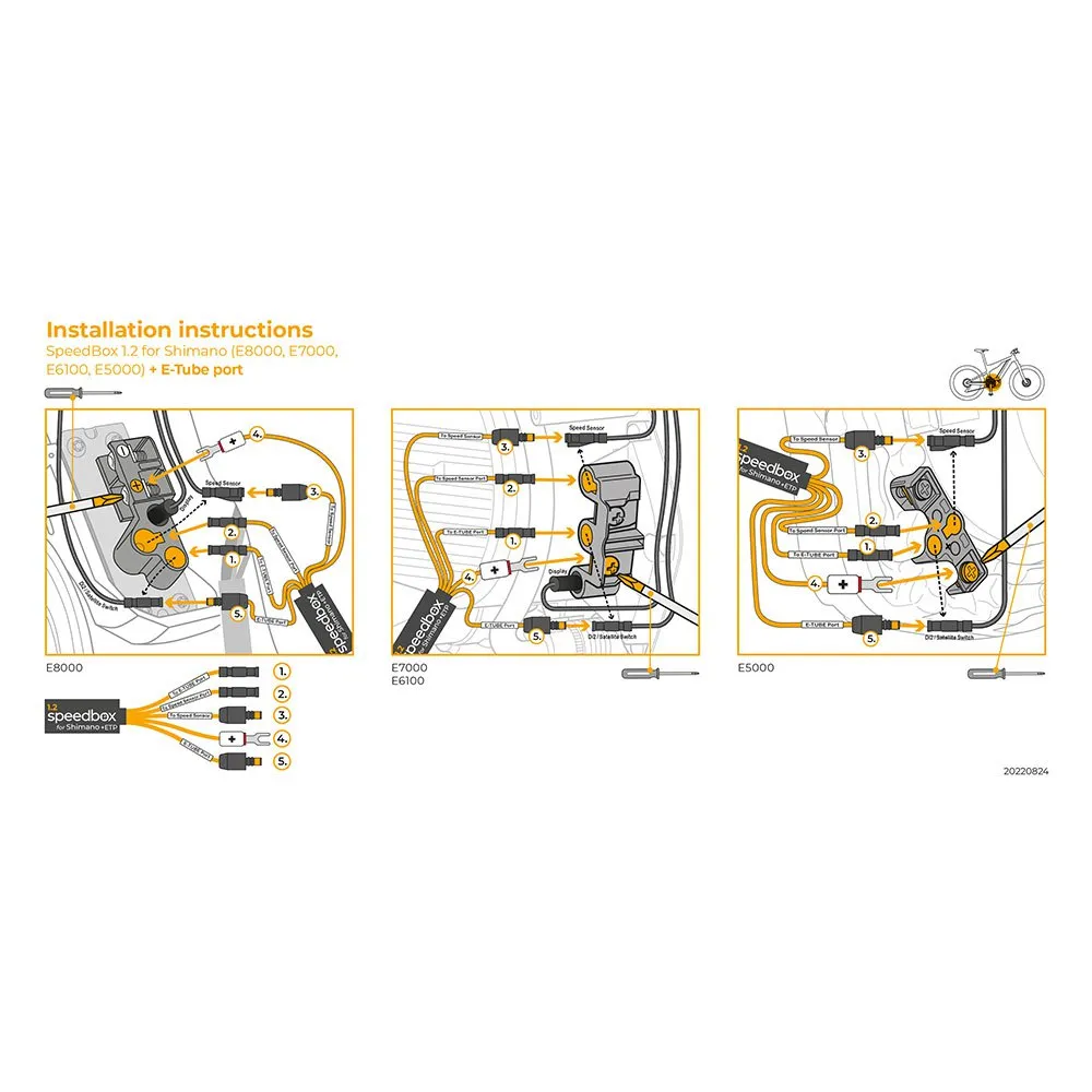 Speedbox 1.2 Shi E8000/e7000/e6100/e5000+etp Geschwindigkeitserhöhungsgerät, Black, One Size