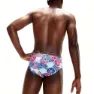 Speedo 8 Cm Allover Badeslip, Chroma blue / electric pink / white / aquasplash