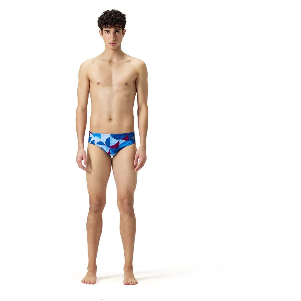 Speedo 8cm Allover Badeslip male Speedo 8cm Allover Badeslip male