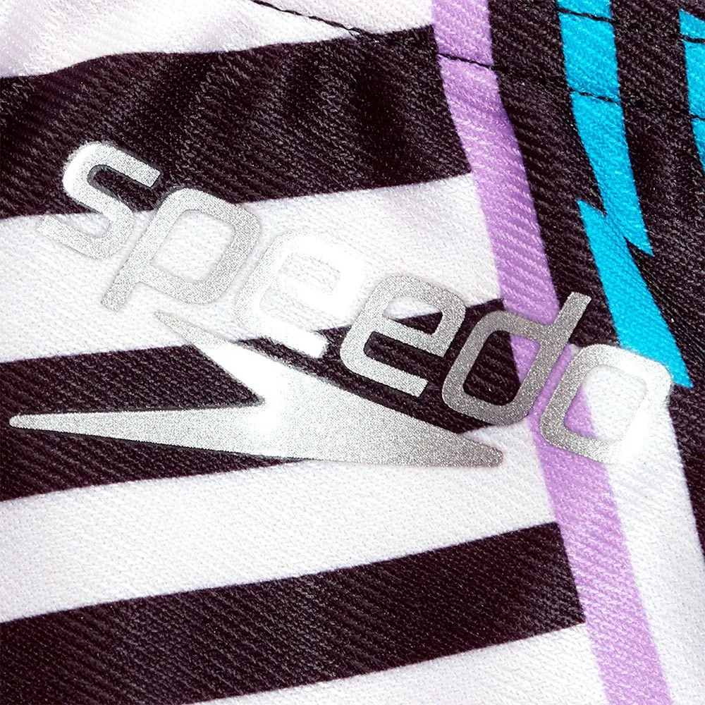 Speedo Allover Digital Cross Back Crop Top Bikinioberteil Speedo Allover Digital Cross Back Crop Top Bikinioberteil