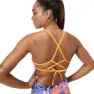 Speedo Allover Digital Lattice Tie-back Badeanzug female
