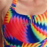 Speedo Allover Digital Leaderback Badeanzug