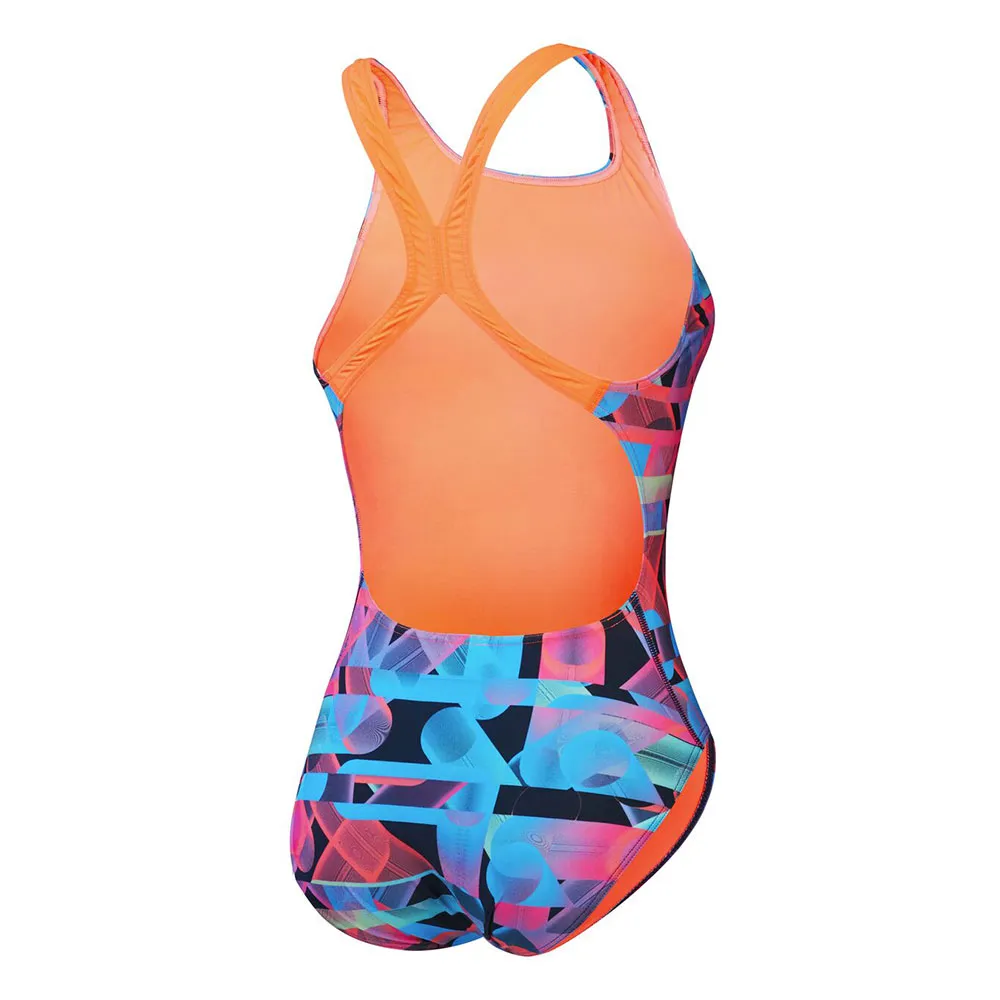 Speedo Allover Digital Powerback Badeanzug Speedo Allover Digital Powerback Badeanzug