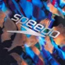 Speedo Allover Digital Proback Badeanzug, Black / cobalt pop / hypersonic blue / electric pink
