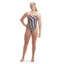 Speedo Allover Digital Tie-back Badeanzug