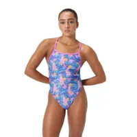 Speedo Allover Digital V-back Badeanzug Speedo Allover Digital V-back Badeanzug