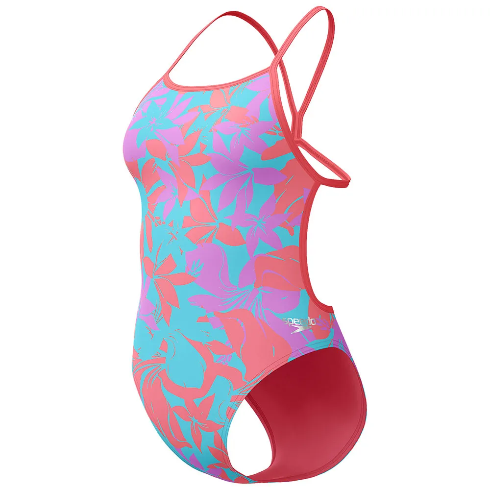 Speedo Allover Digital V-back Badeanzug female