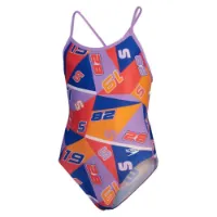 Speedo Allover Digital Vback Badeanzug Speedo Allover Digital Vback Badeanzug