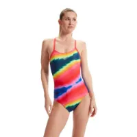 Speedo Allover Fixed Crossback Badeanzug female