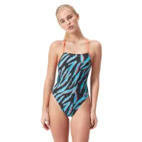 Speedo Allover Lattice Tie-back Badeanzug Speedo Allover Lattice Tie-back Badeanzug
